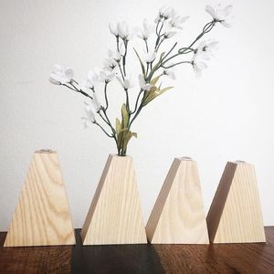 Jarrón de Madera Hecho a Mano de Gran Tamaño, Acabado Natural de Alto Estándar con Diseño Moderno Minimalista, Precio al por Mayor en India - Product Image 5