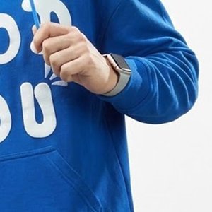 Sweat-shirt à capuche pour homme, imprimé « Under God Over You », logo personnalisé, haute qualité, bleu, coton tricoté, décontracté, vêtement d'automne, best-seller - Product Image 6