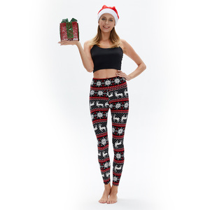 Leggings Deportivos de Punto para Mujer, Cintura Alta, con Logotipo Personalizado, Transpirables, para Otoño e Invierno - Product Image 5