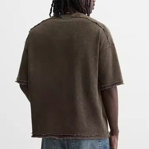 Camisetas HSI Lisas de Corte Holgado al por Mayor, Camisetas Casuales para Hombre Hechas en Pakistán, de Secado Rápido, 100% Algodón, Hechas en Pakistán - Product Image 3