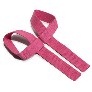 Custom Logo Adjustable Weight Lifting Wrist Straps Bodybuilding Powerlifting Strength Training Hand Lifting Straps - Product Image 2