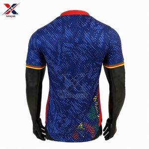 เสื้อฟุตบอลรุ่นใหม่ล่าสุด ฤดูกาลใหม่ ชุดทีมผู้ใหญ่ แขนสั้น โพลีเอสเตอร์ 100% ระบายอากาศได้ดี แห้งเร็ว คุณภาพสูง สำหรับทุกเพศ - Product Image 6
