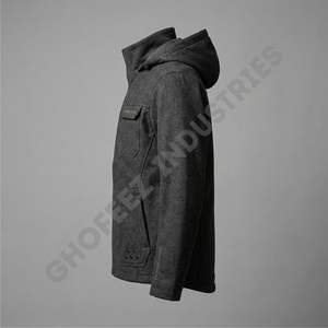 Veste de chasse en laine Mackinaw de qualité supérieure, 100% laine vierge, tissu silencieux, camouflage, pour les positions en arbre par temps froid - Product Image 4