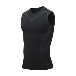 Débardeur décontracté respirant en maille pour homme, coupe ample, sans manches, idéal pour la gym et le fitness, en polyester/coton, séchage rapide, anti-boulochage - Product Image 5