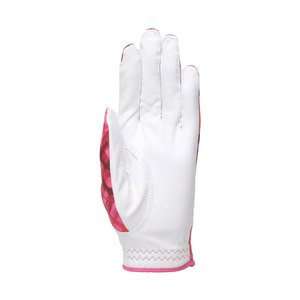 Guante de golf rosa a cuadros para mano derecha, antideslizante, de poliéster, para mujer, con cierre de gancho y bucle - Product Image 2