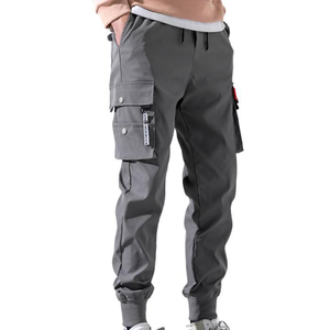 Pantalon cargo ample pour homme avec plusieurs poches, idéal pour le streetwear et les tenues de week-end - Product Image 4