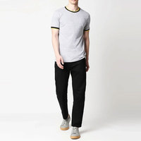 T-shirt homme personnalisé de haute qualité avec logo de votre marque, design unique, 100% coton, couleur unie, séchage rapide.