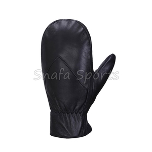 Gants de ski d'hiver pour enfants, mitaines coupe-vent pour sports de plein air, gants de ski pour hommes et femmes, mitaines de protection en cuir - Product Image 4