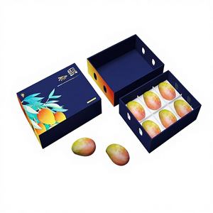 Cajas de Embalaje Rígidas para Frutas, de Cartón Corrugado con Materiales Reciclados, Modelo TH CBB-551, Varios Estilos, Tamaños y Diseños para Productos Frescos - Product Image 1