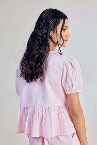 Camisa de playa de manga corta para mujer, con botones, informal, holgada, para verano - Product Image 2