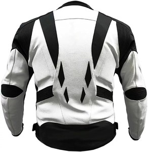 Chaqueta de Motocicleta de Cuero para Todas las Estaciones, con Certificación CE, Chaqueta Protectora para Hombres y Mujeres, Marjan Impex - Product Image 2