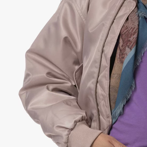 Oversized Clothing Custom Made Bomber Jacket Classic Design Wholesale Price Autumn Fashion Bomber Jackets <b>Ladies</b> - Product Image 6