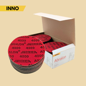 Mirka Abralon 150mm Abrasive Pads-Anti-Pressure Mark Sanding #80-4000 Grit Soft for Glass <b>Plastic</b> & Steel - Product Image 5