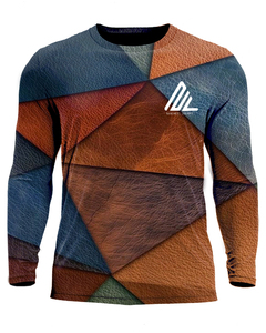 เสื้อตกปลาแขนยาวแบบกำหนดเอง ป้องกันแสงแดด UPF 50 ป้องกันแบคทีเรีย แห้งเร็ว 100% โพลีเอสเตอร์ สำหรับทุกเพศ เหมาะสำหรับกีฬากลางแจ้ง - Product Image 2