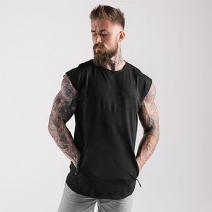 Plain 65% Cotton 35% Polyester Gym Tank <b>Top</b> for Men Bodybuilding <b>Sleeveless</b> Singlet Vest Oversize Gym Apparel Blank Fitness Wear - Product Image 6