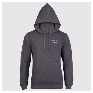 Sudadera con Capucha para Hombre, Color Gris Oscuro, Corte Regular, Algodón French Terry, Diseño Casual de Color Sólido con Bolsillos, Ropa de Otoño - Product Image 2