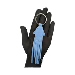 High Quality Customized <b>Keyrings</b> Durable Cartoon Style House Shaped Fringes Fashionable Keychain Pendant Gift Charm Wholesale - Product Image 2