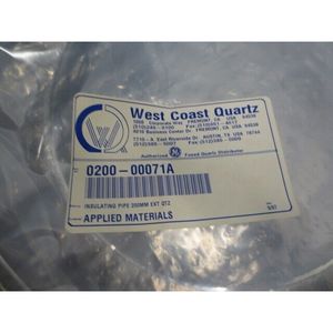 Tuyau isolant AMAT 0200-00071 200 MM EXT QTZ - Équipements et pièces semi-conductrices de renommée mondiale à la confiance de la communauté - Product Image 3