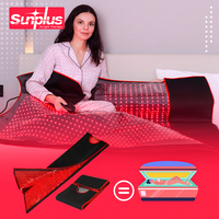 Lit de luminothérapie LED à lumière rouge et proche infrarouge 660nm 850nm à prix abordable, vente en gros en Chine