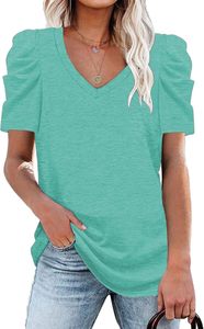 Camiseta de punto transpirable de manga larga con mangas abullonadas, personalizada, de algodón y poliéster, para primavera, con logo estampado, corte ajustado, estilo corto. - Product Image 5