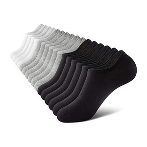 Men's Breathable Knitted Ankle <b>Socks</b> Solid Color Thin Cotton Spandex Low Cut Daily Wear Summer <b>Socks</b> 5 Pairs - Product Image 6
