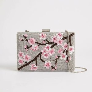 Handcrafted Embroidery <b>Sequin</b> Women's Bags Wholesale Elegant Flower Bridal Party <b>Handbag</b> Purse Manufacturer - Product Image 1