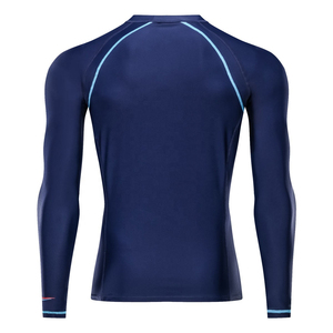 OEM Custom Breathable Eco-Friendly Anti-Bacterial Quick Dry Rash Guard For <b>Men</b> Spandex Surf Diving <b>Compression</b> <b>Shirts</b> BJJ - Product Image 5