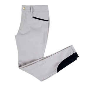 Pantalones de equitación de cintura alta para mujer, largos, de color liso, elásticos en cuatro direcciones, de poliéster, con bolsillos de PVC 2026 - Product Image 4