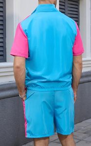 Conjunto Deportivo Vintage para Hombre, Estilo Años 80 y 90, Chaqueta Cortavientos, Traje Deportivo, Ropa de Discoteca - Product Image 2