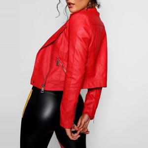 Fabricantes Profesionales de Chaquetas de Cuero Hechas a Medida para Mujer, Nueva Moda, Chaquetas de Cuero Genuino para Mujer, Alta Calidad, Transpirables - Product Image 3