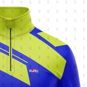 Vente en gros : Pull d'hiver demi-zippé de haute qualité, en molleton uni, coupe classique, anti-boulochage, respirant, style décontracté - Product Image 2