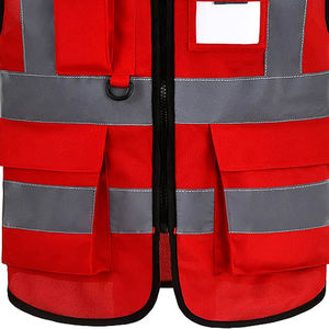 Gilet de sécurité haut de gamme, gilet de travail réfléchissant à haute visibilité, léger, durable, équipement de sécurité pour la construction - Product Image 5