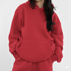 Sweat à capuche décontracté et ample pour femme, léger, confortable et respirant, avec épaules tombantes, pull-over, logo frontal ODM - Product Image 6