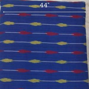 Tissu en coton Ikat tissé à la main Knnotted Earth |   Textile ethnique artisanal durable et lavable pour vêtements, ameublement et artisanat - Product Image 3