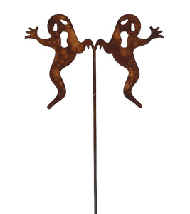 Support de jardin en fer en forme de chauve-souris, finition antique, design moderne, taille personnalisée pour la décoration extérieure, piquets pour plantes - Vente en gros - Product Image 3