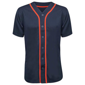 Maillots de baseball personnalisés en gros à faible MOQ, maillots vintage, maillots tendance pour les labels de streetwear américains en gros - Product Image 5