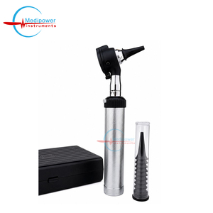 Ensemble d'otoscopes LED en acier inoxydable, kit de diagnostic ORL, outil d'examen médical de l'oreille avec étui - Product Image 4