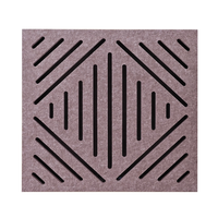 Diffuseur acoustique en feutre PET recyclé, matériau vert, pour studio de musique, panneau acoustique pour mur et plafond, absorption acoustique en fibre de polyester