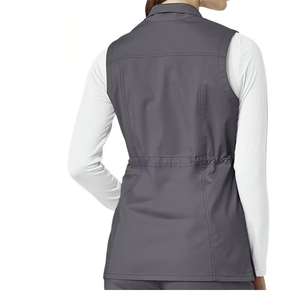 เสื้อแจ็คเก็ตสครับแบบมีซิปสำหรับพยาบาล แบรนด์ Bestex รุ่นผู้หญิง สีพื้น ปักโลโก้ได้ตามต้องการ แขนยาว คุณภาพดี ให้ความอบอุ่น - Product Image 6