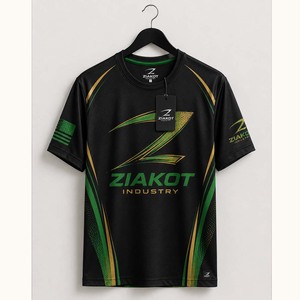 เสื้อยืดพิมพ์ลายหัวกะโหลกสีดำเขียวทองรูปสับปะรดสำหรับการแสดง  ขายส่งจากโรงงานซีอาโกต์ อินดัสทรี - Product Image 2