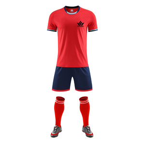 Custom <b>Orange</b> Men's V-neck Soccer Jersey Set Elastic Waist Short Sleeve Quick Dry Polyester Football Uniform Black Shorts <b>Socks</b> - Product Image 5