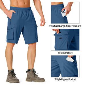 Pantalones Cortos Deportivos para Hombre, Cómodos, Transpirables, para Senderismo, Gimnasio, Entrenamiento, Uso en Exteriores - Product Image 3