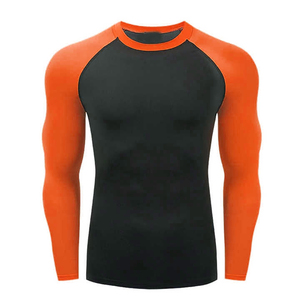 Custom MMA BJJ Rash Guard <b>Compression</b> <b>Shirt</b> UPF50+ Spandex/Polyester Full Sleeve Training Workout Athletic Wear Bulk Wholesale - Product Image 2