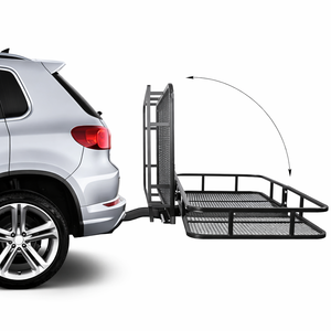 Portaequipajes para Remolque, 60x22 Pulgadas, Acero Resistente, Capacidad de 500 lb, para SUV, Camioneta, Automóvil GAPCGC001 - Product Image 1