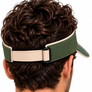 Visera deportiva unisex de diseño premium, ajustable, con visera curva, para actividades al aire libre, con correa ajustable. - Product Image 6