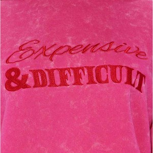Conjunto de Sudadera con Capucha y Falda de Forro Polar para Mujer, Color Rosa, con Letras Bordadas, Corte Holgado, Informal, para Todas las Temporadas - Product Image 4