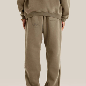 Unisex Red Cotton Printed Breathable Fleece Tracksuit Set Full <b>Zip</b> Hoodie <b>Jogger</b> Pants Casual Sportswear Side <b>Pockets</b> for Autumn - Product Image 4