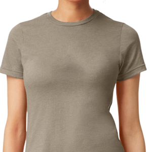 เสื้อยืดคอกลมแขนสั้นสีพื้นสำหรับผู้หญิงรุ่นใหม่ ผ้าฝ้าย 100% ระบายอากาศได้ดี ทรงปกติ สวมใส่สบาย ราคาประหยัด - Product Image 4