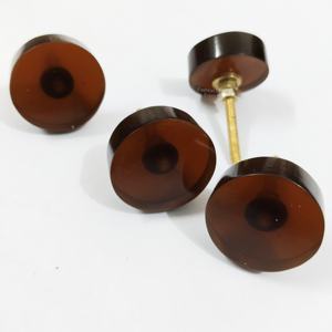 Tonalité blanche chaude et motifs veinés variés Boutons de porte en résine colorée de qualité supérieure pour enfants et poignées faciles à installer pour les chambres amusantes - Product Image 2