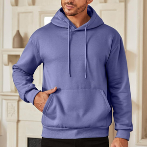 Sweat-shirts à capuche unisexes de haute qualité pour hommes, streetwear, pull-overs, vente en gros, sweats à capuche personnalisés avec logo brodé, sweats à capuche vierges pour hommes - Product Image 3